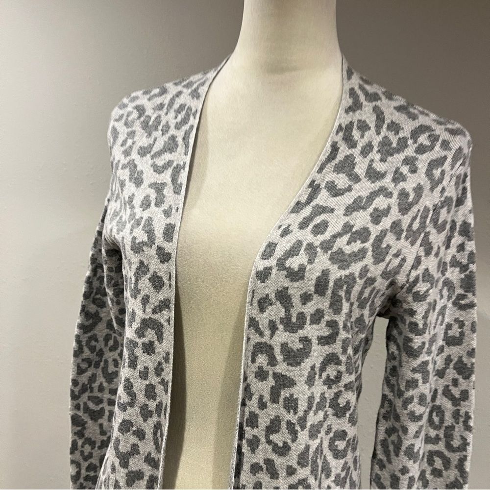 Ruby Moon Leopard Print Long Sleeve Open Cardigan… - image 2